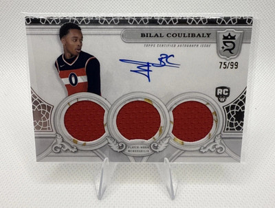 ijl カード unpyi UTR RC 複製サイン 2023-24 Topps Royalty Bilal Coulibaly Superior Jersey Signatures