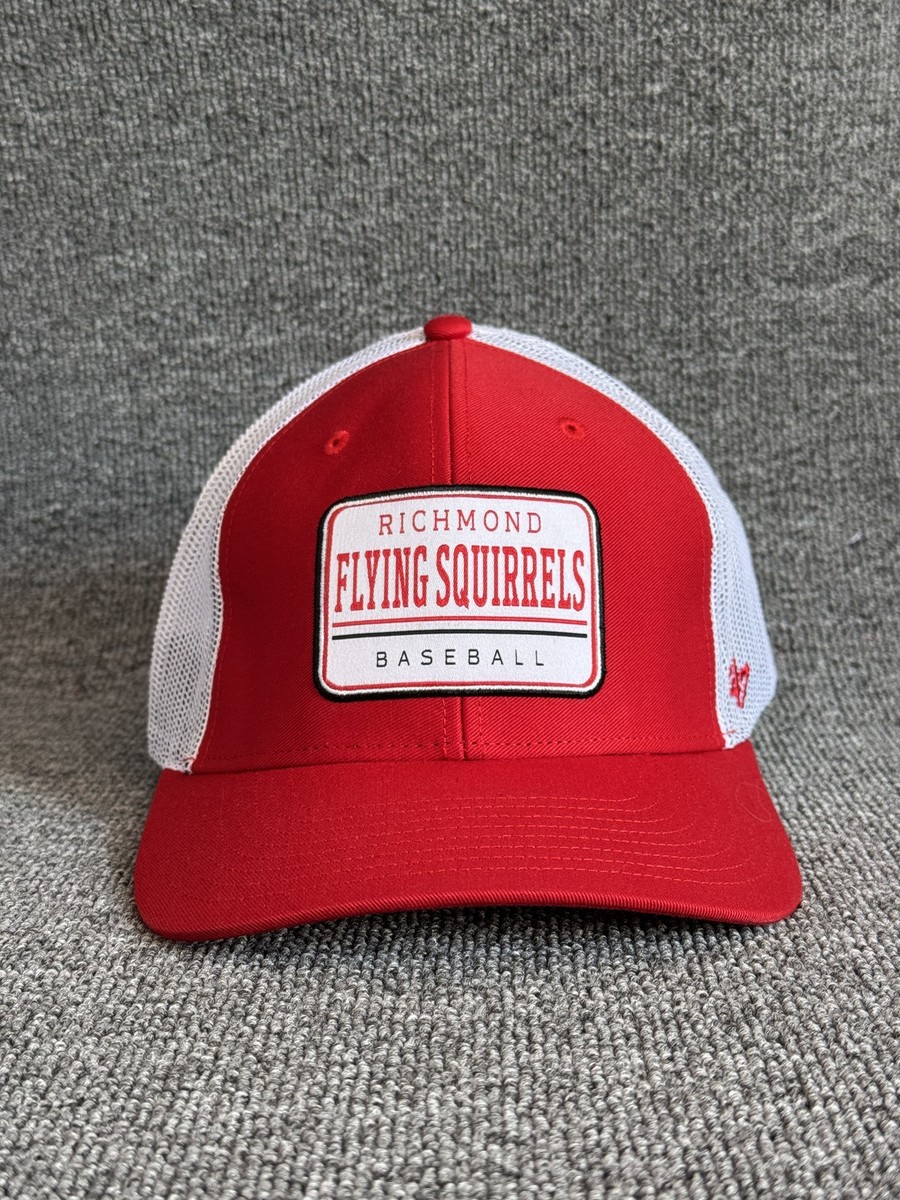 '47 Brand Richmond Flying Squirrels Trucker Snapback Red White One Size Hat