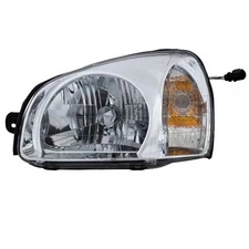For 2003-2006 Santa Fe Front Left Headlight Amber & Clear Plastic 92101-26251 V