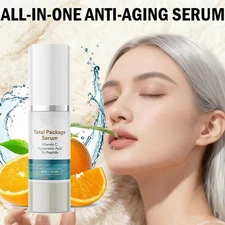 NEW Total Package Serum, All-In-One Vitamin C, Hyaluronic Acid, Peptides Serum