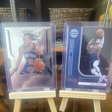 Panini Prizm & Hoops Jalen Brunson Knicks Dominance Frequent Flyers 2 Card Lot