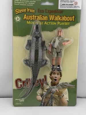 Steve Irwin Eco Expedition Australian Walkabout. Movable Action Player- New