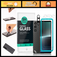 Screen Protector for Sony Xperia 1 V 5G - 2 Pack Camera Lens Back Film, 9H H