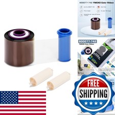 800077-742 YMCKO Ribbon Compatible ZXP Series 7 ix Series 760 Prints 2 Clean