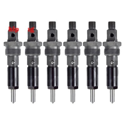 6* injector Set For Cummins 4B 3.9L 5.9L 6BT Case JCB 4991298 4991280 4991503