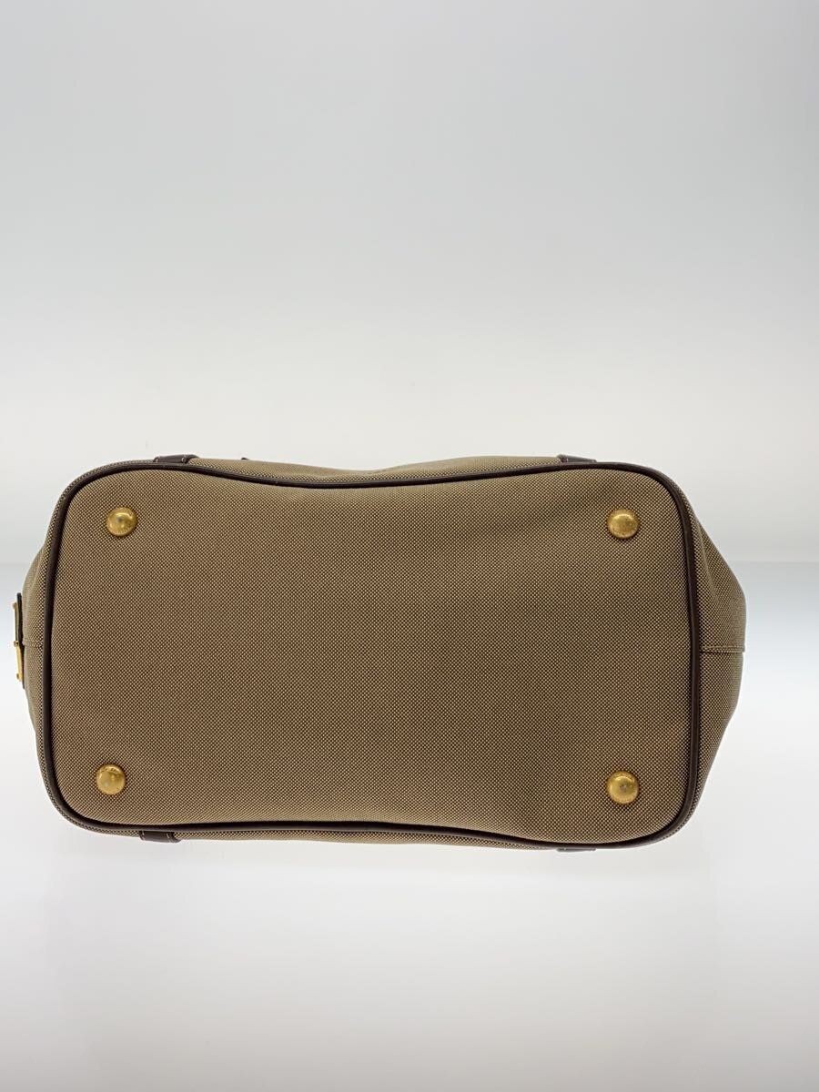 PRADA BN1841 Polyester Cream Solid Handbag Used - image 4