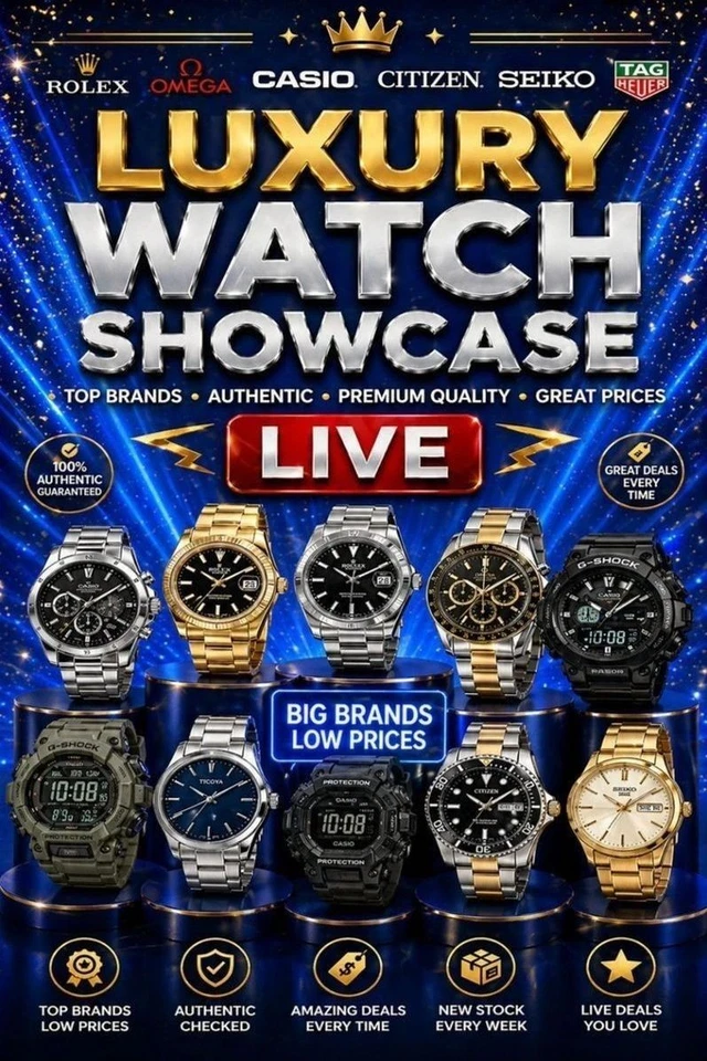Live Watch Event – Luxury & Smart Deals - Huge Brands - Huge Discount SCOTT