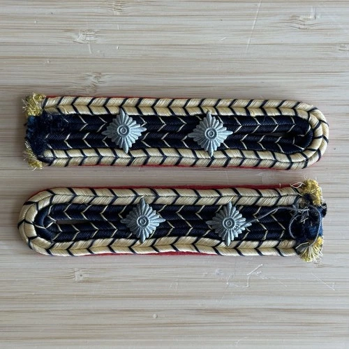 Original WW2 WWII German Military Railroad Shoulder Board Pair