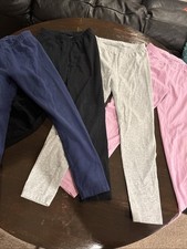 Lot Of 4 Cat Jack Girls M 8 Leggings Stretch Pants