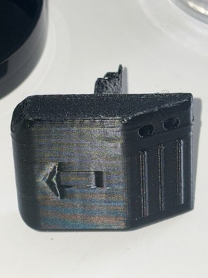 Black —— Worx WG779 , WG743, WG 751 Safety / Starter Key, 3D