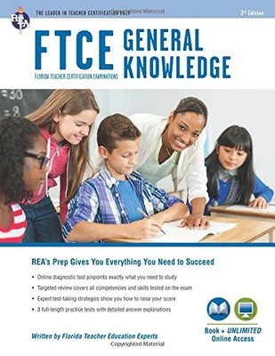 FTCE GENERAL KNOWLEDGE BOOK + ONLINE (FTCE TEACHER By Barry Leasha Ph.d. & Laura