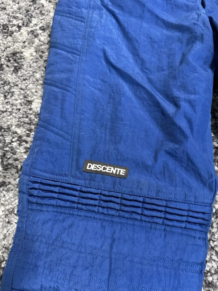 Vintage Descente Ski Pants-Mens 34 US-Blue Insulated Entrant SC Jogger-Japan - Image 2 of 4