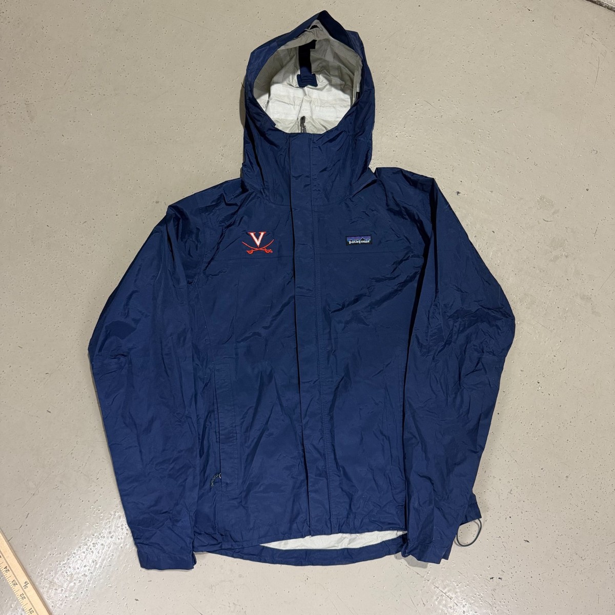 Patagonia Torrentshell Rain Jacket Men's Small Navy Blue UVA