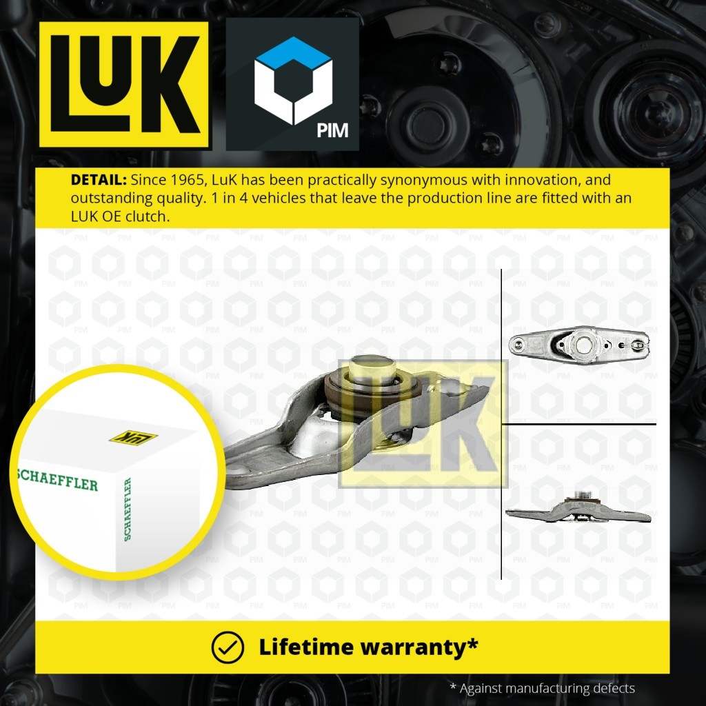 Clutch Release Fork / Lever fits SEAT LEON 1.0 1.2 1.5 1.6 2006 on LuK Quality