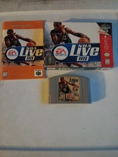 NBA Live 99 (Nintendo 64, 1998) Box Manual Complete CIB N64