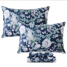 King Sheets Set 100 Cotton Floral Bed Sheets Deep Pocket Fitted , Fashion Ho...