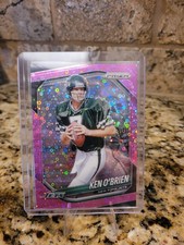 2025 Panini Prizm Ken O’ Brien Pink No Huddle 7/25 Prizm SP Jets Jersey Match!