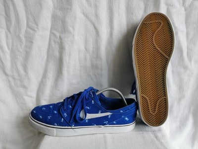 Nike SB Zoom Stefan Janoski Canvas PRM EU 45 US 11 Sneaker blau-weiß 705190-410