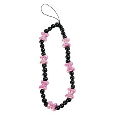 Unique bows Beaded Wrist Strap Phone Charm Strap Chain for Cell Phones Security