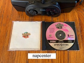 Sega Saturn Korean version console system + World Series 98 Kama Samsung Korea