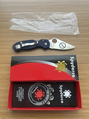 Spyderco Blade HQ Exclusive #39/50  Zero Forks  Para 3 - Blurple G10 - S110V