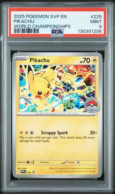 Pikachu - 225 (World Championship 2025) 225 Sv: Scarlet & Violet