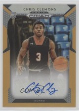 2019-20 Panini Prizm Draft Picks Neon Orange 134/149 Chris Clemons #117 Auto fm0