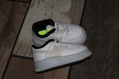 Nike DH8697-101 Force 1 Crater Next Nature TD Sneakers Baby Toddler Size 4C 4