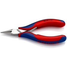 Image of Knipex Electronics Pointed Round Jaw Pliers 115mm Double Spring 35 32 115