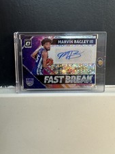 18-19 Panini Donruss Optic - Fast Break Sign. Marvin Bagley III #FB-MB3 (AU, RC)