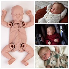 20" Realistic Reborn Baby Doll Kits Unpainted DIY Lifelike Newborn Doll Parts