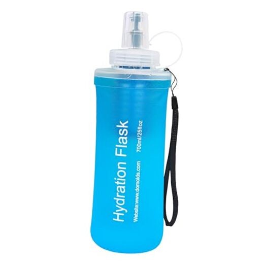 700ML Collapsible Water Bottle with Filter for Hiking, Campi