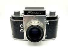 Exa Typ 6 Ihagee Dresden Carl Zeiss 50mm f/2.8 Silver Good SLR 35mm Kit Set