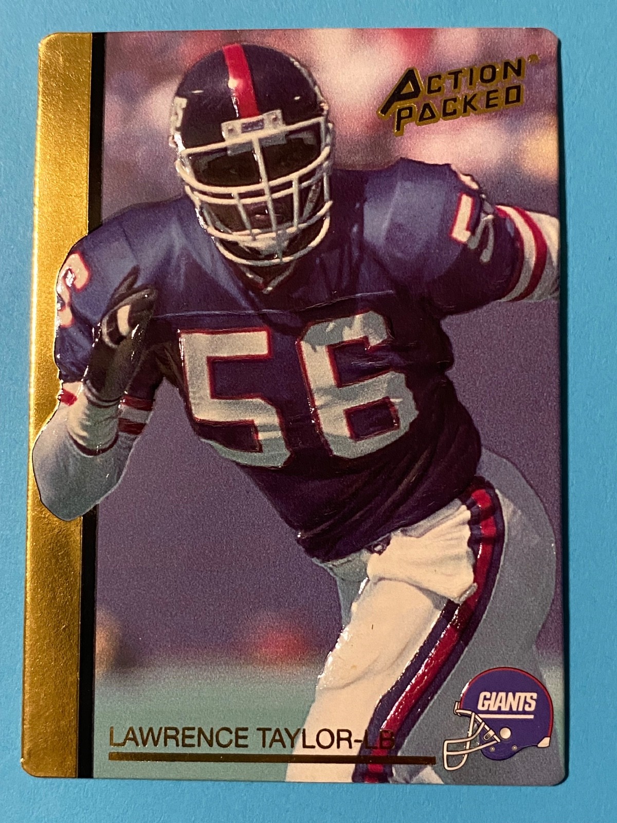 Lawrence Taylor 1992 Action Packed Rookie/Update #70 New York Giants