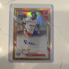 Yan Diomande Chrome Bundesliga 2025/26 Gold Wave /50 Auto