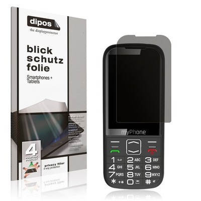 Blickschutzfolie für myPhone Harmony LTE matt Schutzfolie Folie Display Schutz