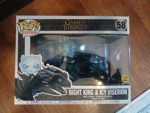 Funko Pop! Rides: Game of Thrones - Night King & Icy Viserion (Glows in the...