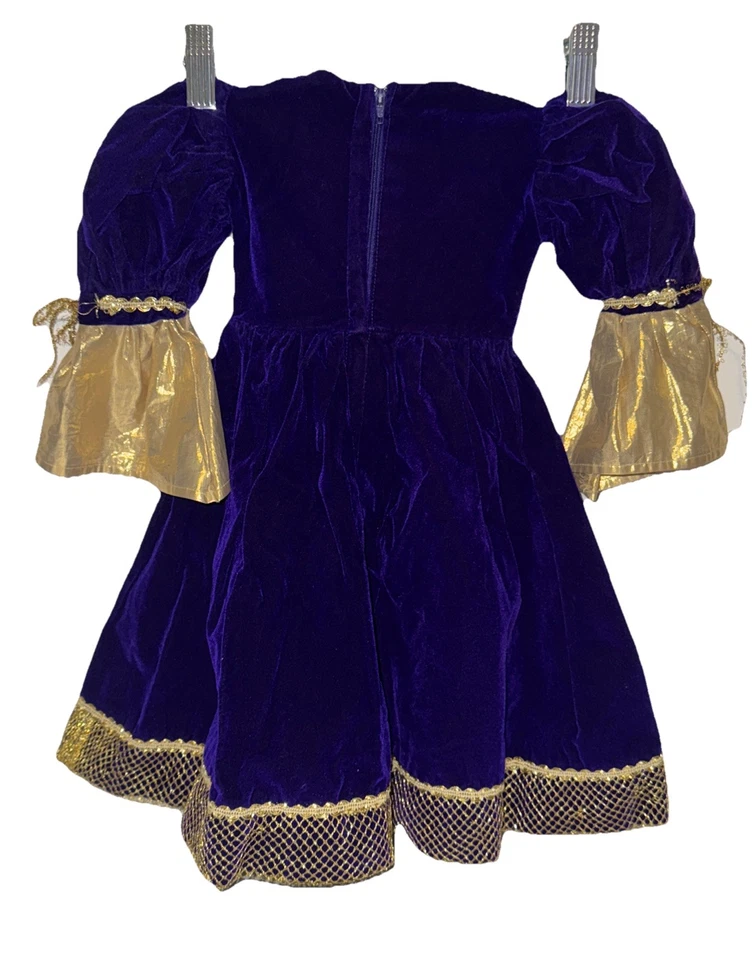 My Twinn Royal Princess Purple Velvet Renaissance Doll Dress Fit 21’’ Twinn Doll - Image 2 of 2