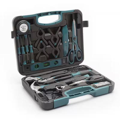 Anvil 76 Piece Sae and Metric Homeowners Tool Kit with Case