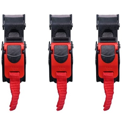 3x Kunststoff Motorrad Helm Geschwindigkeit Clip Kinn Riemen Presto Public9410