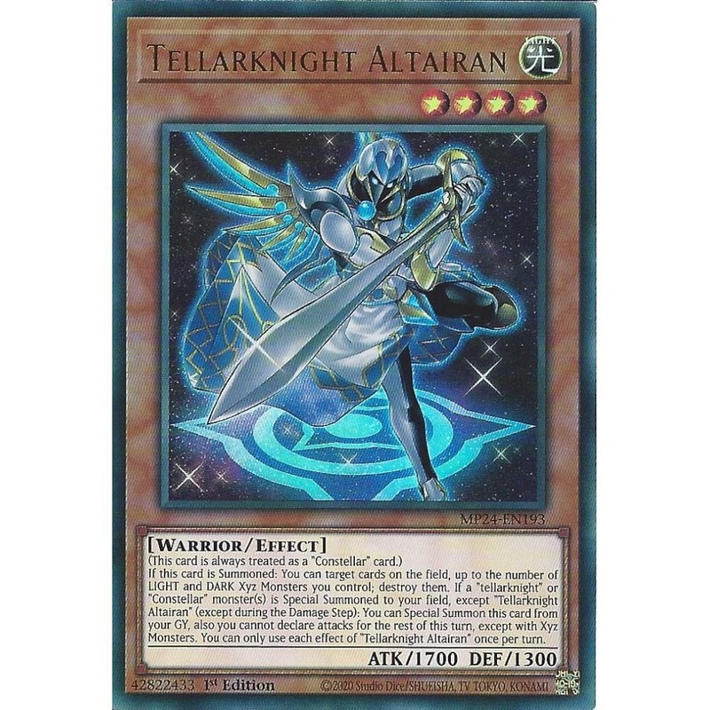 MP24-EN193 Tellarknight Altairan : Ultra Rare Card : 1st Edition : YuGiOh TCG
