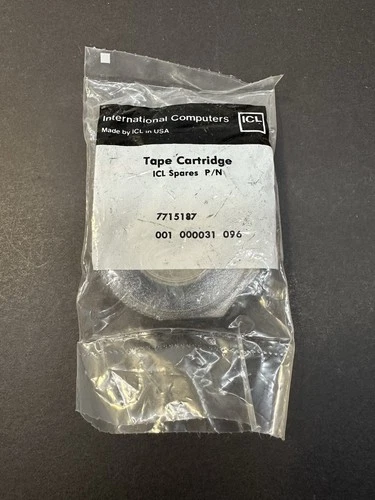 Vintage ICL International Computers Tape Cartridge - New Sealed 