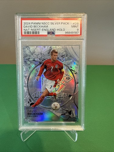 2024 Panini NCSS Silver Pack England Holo David Beckham /44 PSA 9