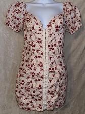 Women’s Mini Dress URBAN OUTFITTERS Britney Hook & Eye In Pink Size Mediun