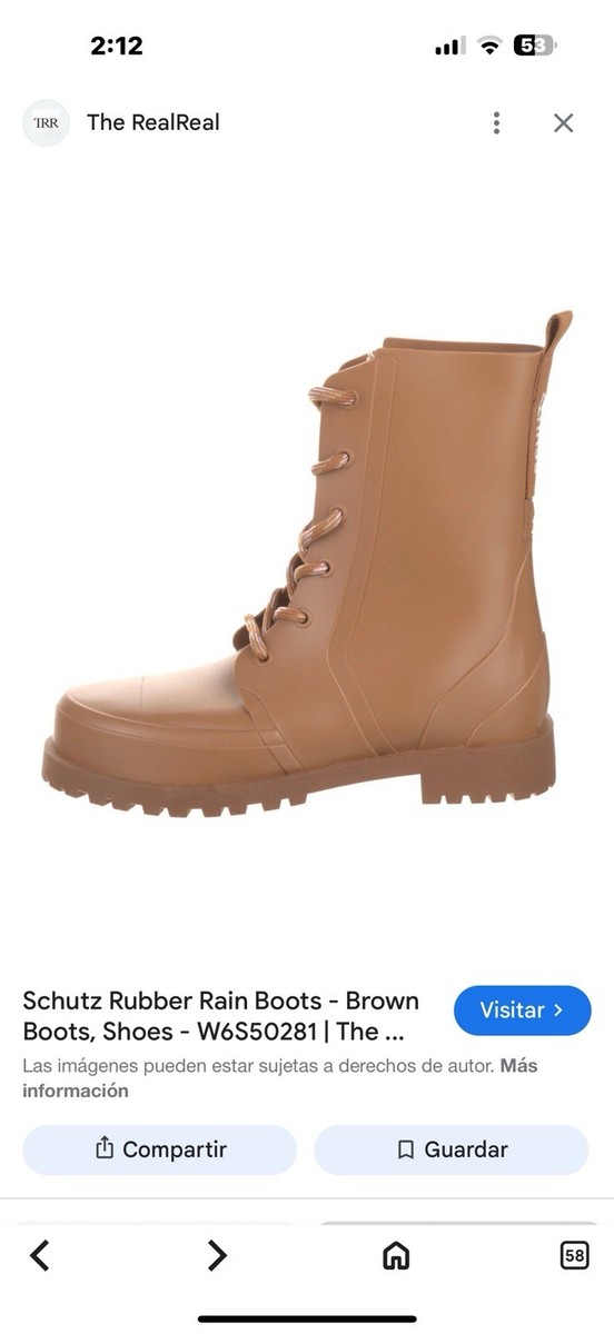 Schutz Rain Boots I only wore them once. They are perfect for rainy days. View 2
