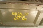 Lot Of Two US WW2 .50 Caliber Ammo Cans  M-2 Ammunition Can Flaming  Bomb Logo — photo 7
