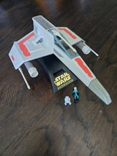 1997 Galoob Star Wars Action Fleet E-Wing Rare Complete with both lasers and fig