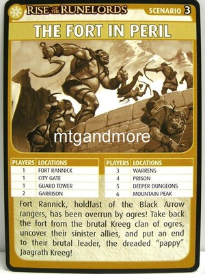 Pathfinder Adventure Card Game - 1x The Fort in Peril - The Hook Mountain
