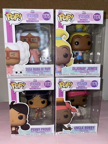 Funko POP Disney The Proud Family Louder and Prouder Set of 4 Brand New