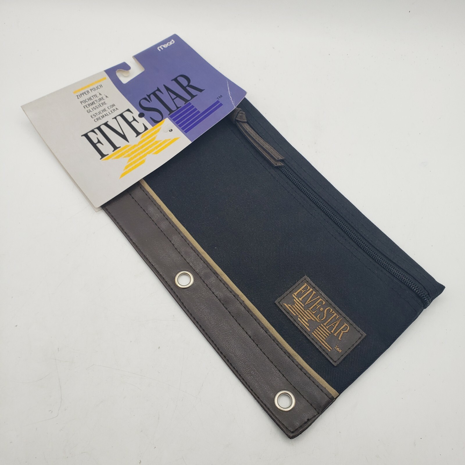 Mead FiveStar XL Green Zipper Pouch Dead Stock 1997 3 Ring Binder 6